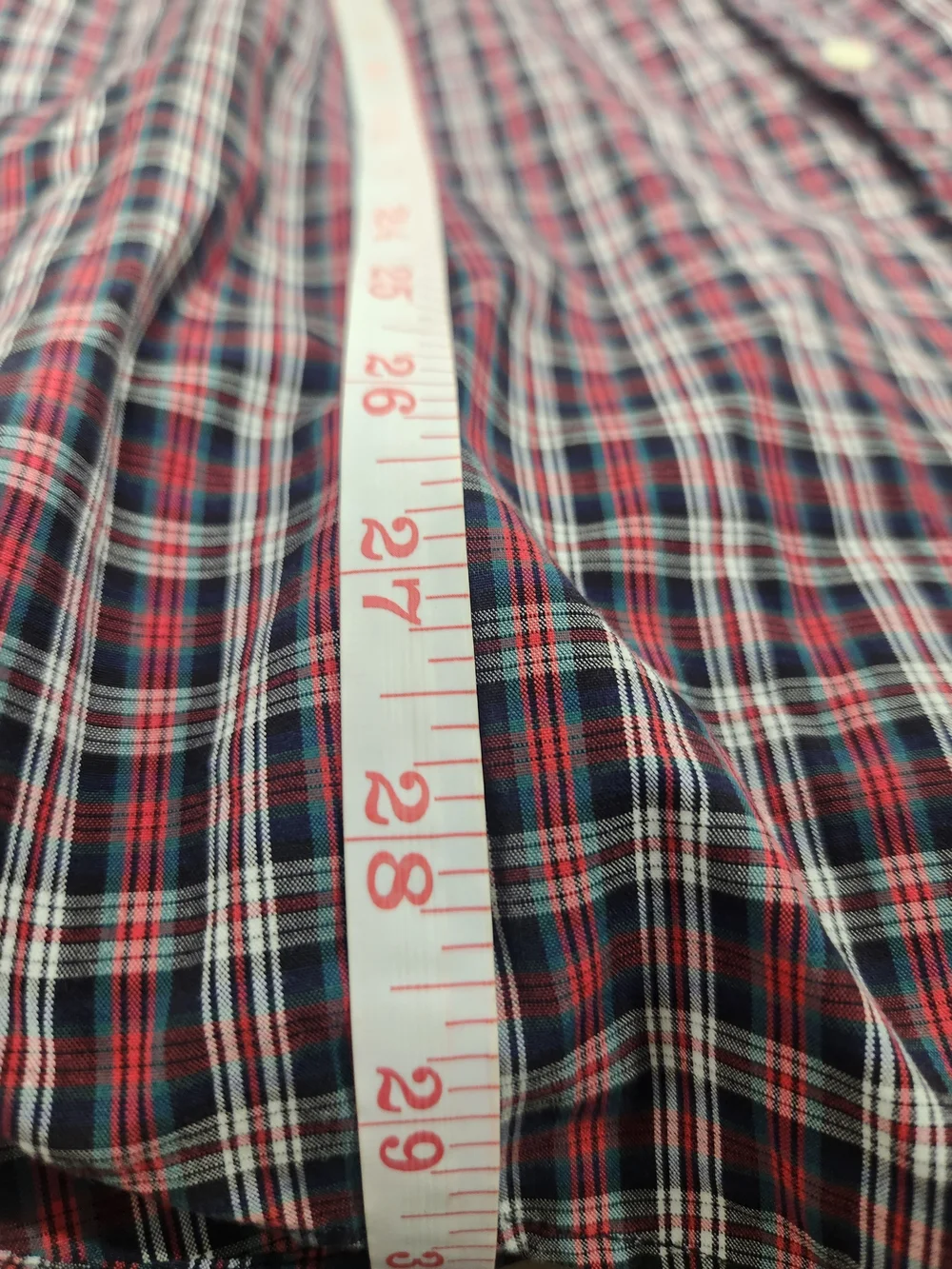 J.Crew Men’s Red Plaid Button-Down Shirt
